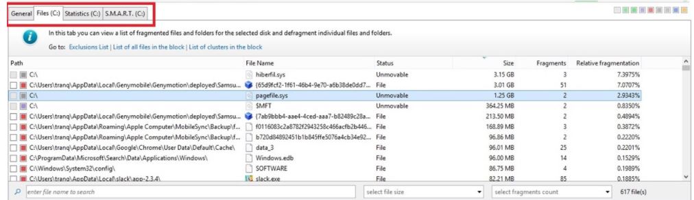 Auslogics Disk Defrag sử dụng rất dễ