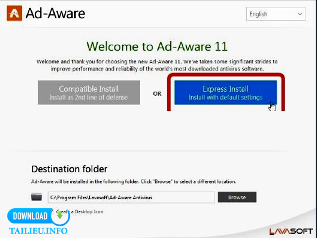 Cách cài đặt phần mềm AdAware Free Antivirus 4