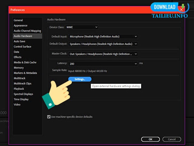 Hướng dẫn ghi âm trên máy tính với phần mềm Adobe Audition 4