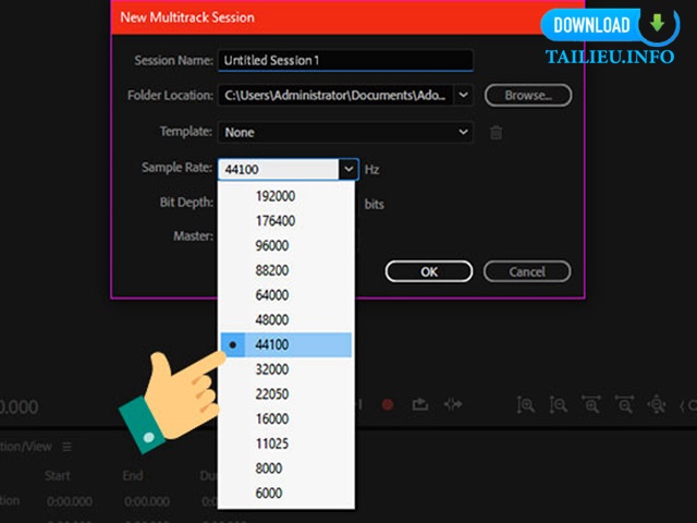 Hướng dẫn ghi âm trên máy tính với phần mềm Adobe Audition 8
