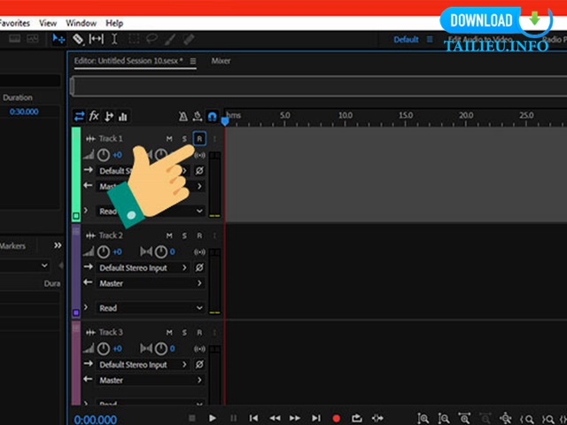 Hướng dẫn ghi âm trên máy tính với phần mềm Adobe Audition 9