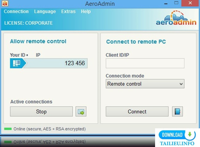 phần mềm Aeroadmin