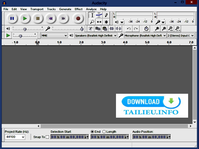 Giới thiệu phần mềm Audacity