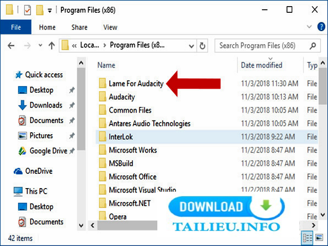 Lỗi khi lưu file mp3 trên phần mềm Audacity 16