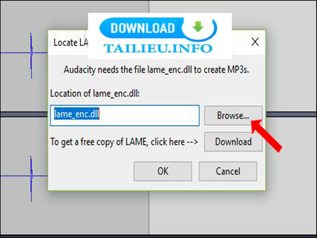 Lỗi khi lưu file mp3 trên phần mềm Audacity 18