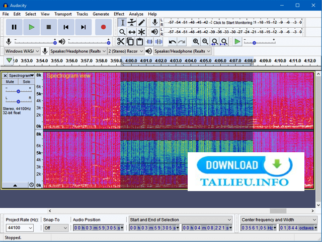 Tính năng chính của phần mềm Audacity 3