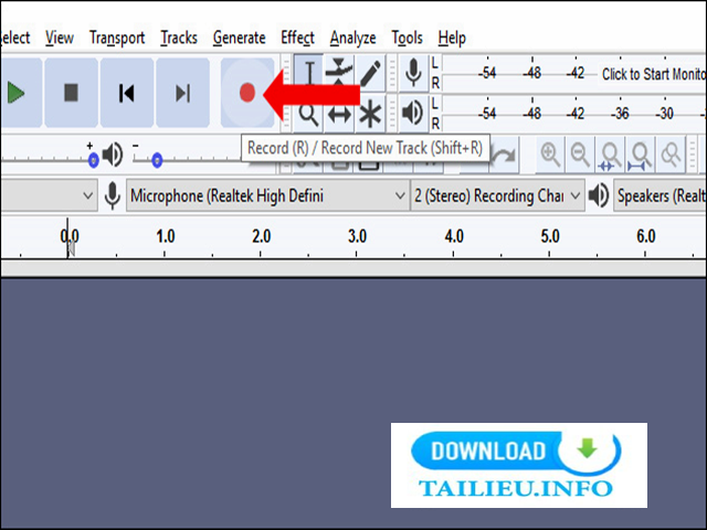Cách dùng phần mềm Audacity ghi âm thanh 4