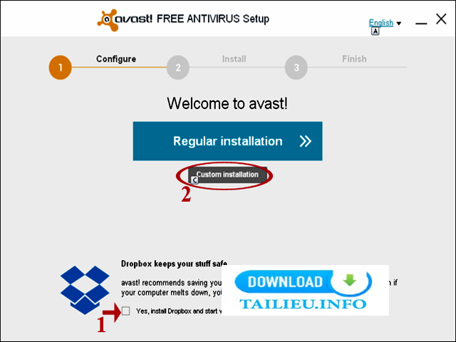Cài đặt phần mềm Avast Free Antivirus 4