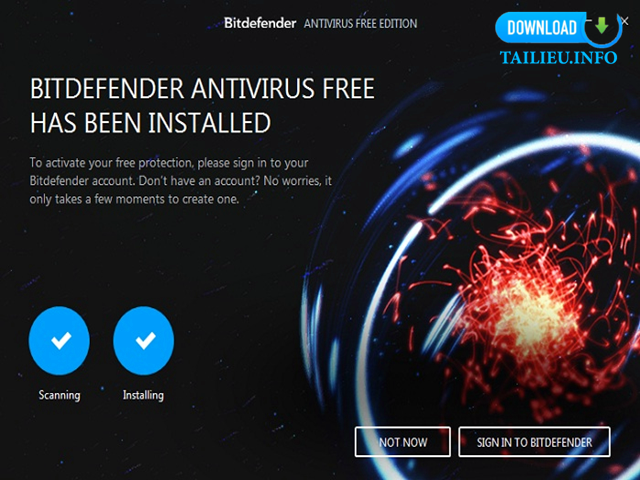 Cài đặt phần mềm Bitdefender Antivirus 9