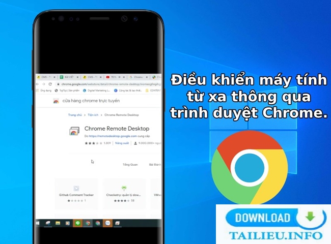 Chrome Remote Desktop điều khiển máy tính từ xa
