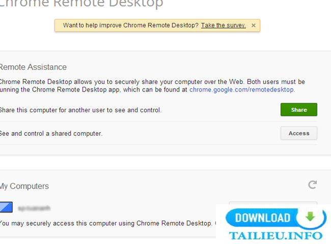 Cách sử dụng Chrome Remote Desktop