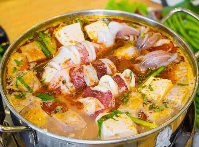 Lẩu mực Đà Lạt