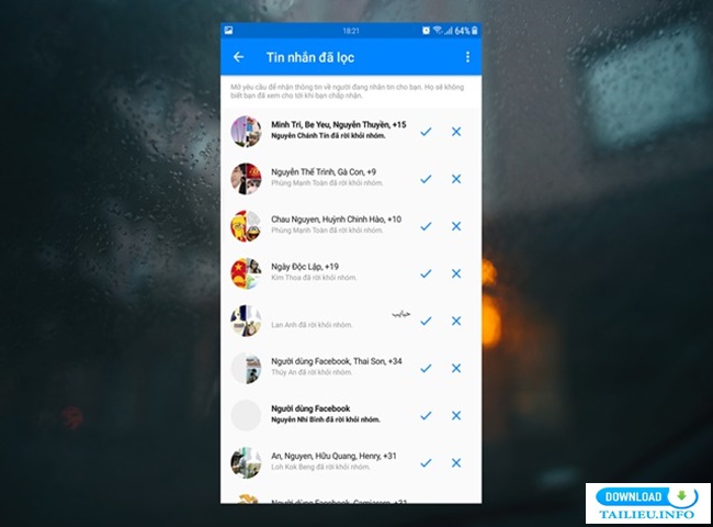 xem tin nhắn bị ẩn trên facebook messenger