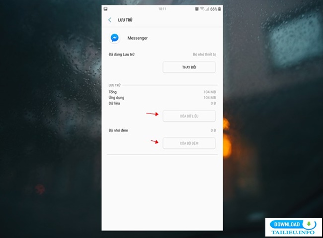 Dọn dẹp bộ nhớ cho messenger