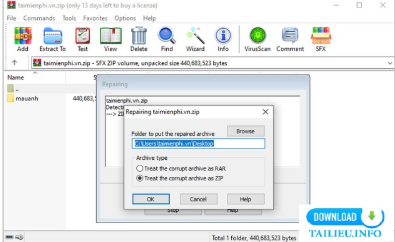 Phần mềm giải nén CAM UnZip