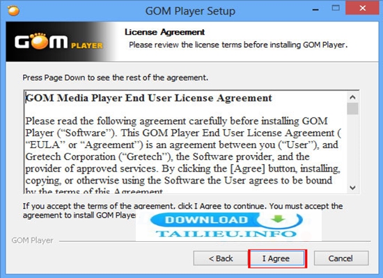 Cài đặt GOM Media Player