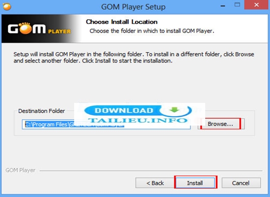 Cài đặt GOM Media Player