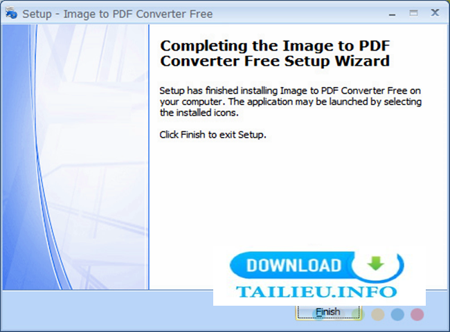 Cách cài đặt phần mềm Image to PDF Converter 11