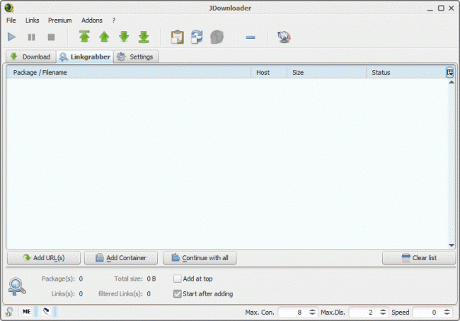 Phần mềm JDownloader