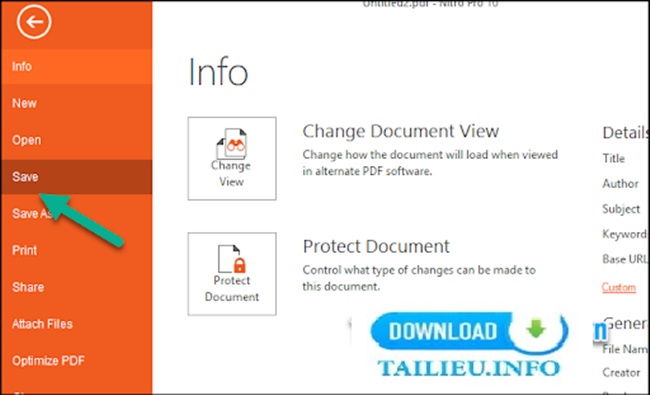 Công cụ đọc tập tin pdf Nitro Reader2