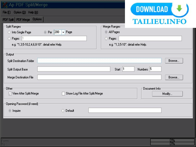 Phần mềm PDF Split Or Merge hướng dẫn sử dụng 6