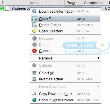 cài đặt Free Rapid Downloader