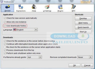 cài đặt Free Rapid Downloader