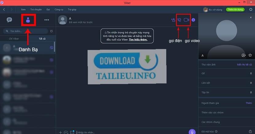 Hướng dẫn sử dụng viber trên máy tính