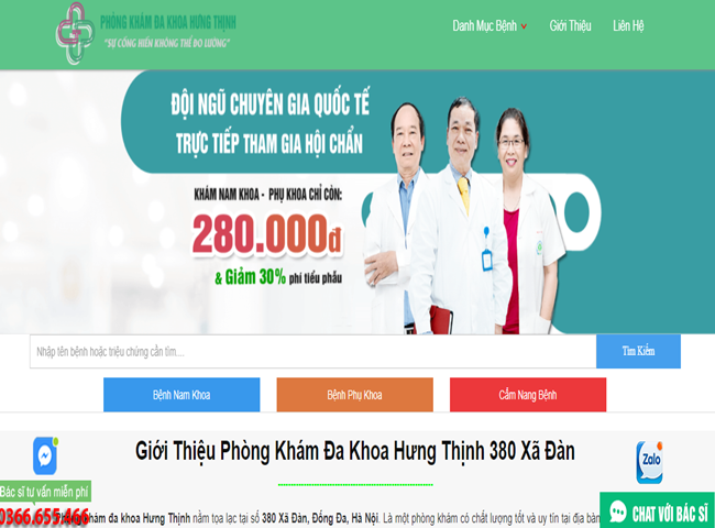 Thực hư quảng cáo phòng khám đa khoa Hưng Thịnh lừa đảo hay không