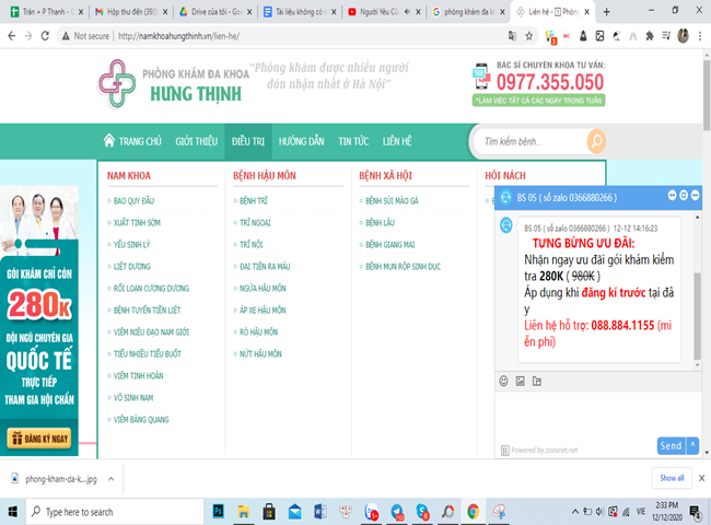 Thông tin phòng khám bệnh đa khoa Hưng Thịnh