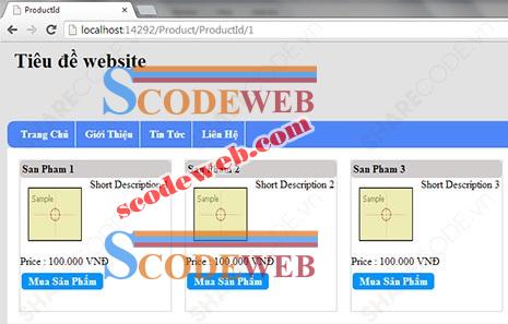 Free Share Code Website Bán Hàng Bằng MVC4 Asp.Net