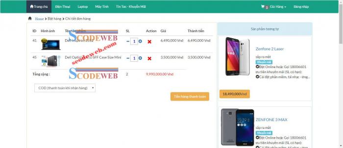 Laravel Fullcode Và Database Website Bán Hàng Điện Thoại Máy Tính Tin Tức Bằng Laravel 5