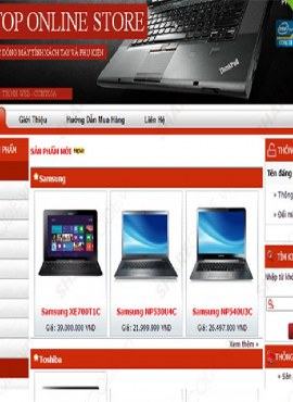 Source Code Bán Máy Tính Xách Tay Full Code PHP + Báo Cáo