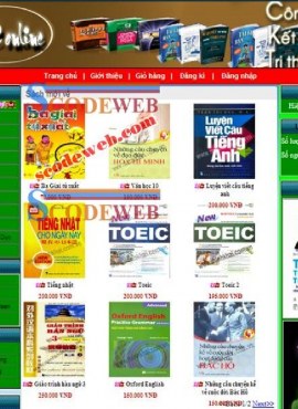 Share Free Source Code Web Bán Sách Online Bằng ASP.Net Full Báo Cáo