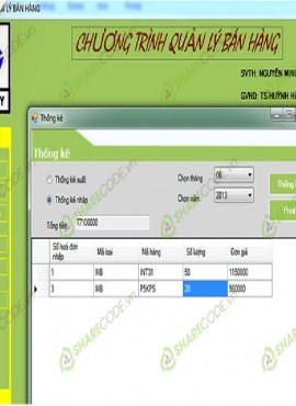 Source Web Đồ Án Quản Lý Bán Hàng Bằng C#
