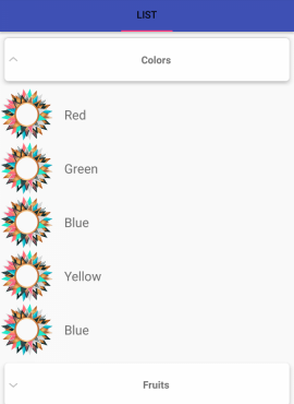 Share Demo Expandable Listview Android