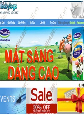 Code Website Giới Thiệu Và Bán Sản Phẩm Sữa - Full Code PHP