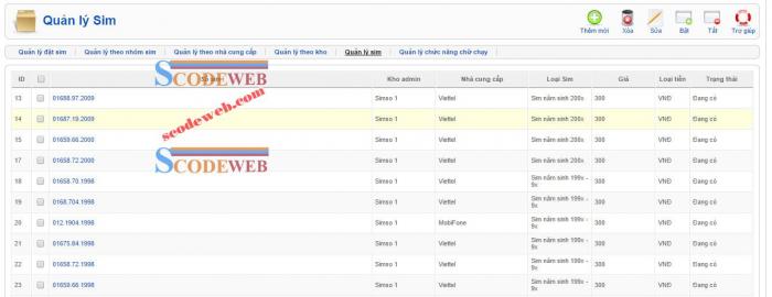 Source Code Website Mã Nguồn Sim Số Việt Nam 2020