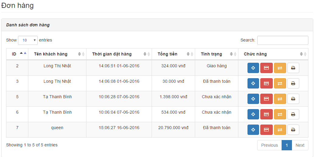 Website Bán Nông Sản Sạch Viết Bằng Laravel 5.2 Ajax Full Code Báo Cáo