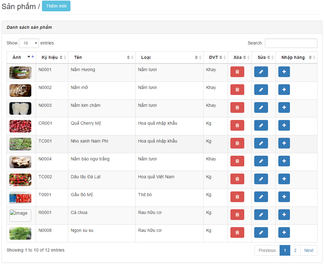 Website Bán Nông Sản Sạch Viết Bằng Laravel 5.2 Ajax Full Code Báo Cáo