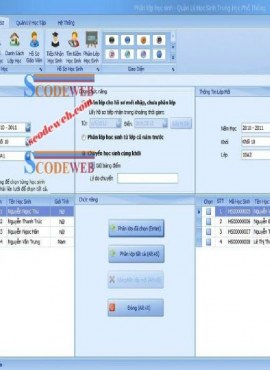 Project Quản Lý Điểm Sinh Viên C Sharp