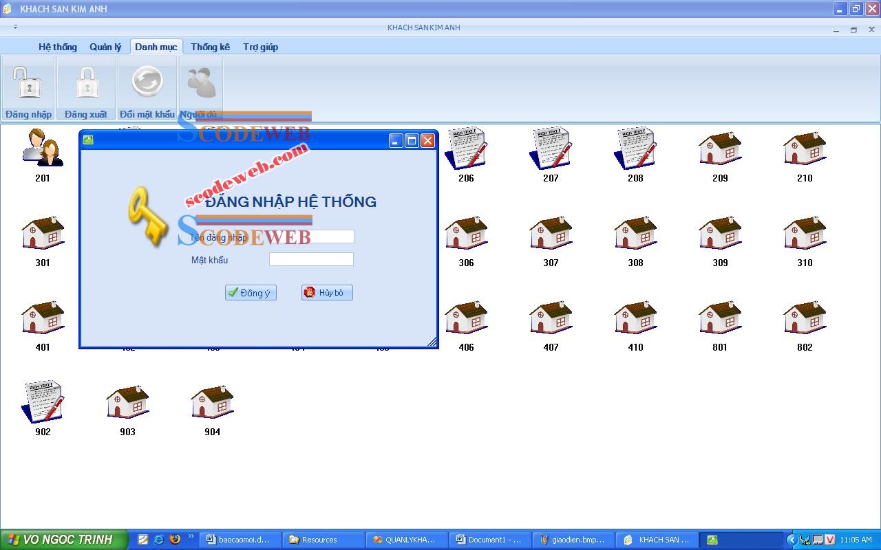 Source Code Phần Mềm Quản Lý Khách Sạn C# Và Báo Cáo 2016