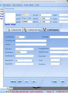 Free Code Quản Lý Nhân Sự Và Tiền Lương C# + Báo Cáo