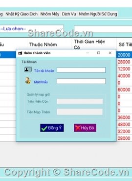 Share Chương Trình Quản Lý Phòng Máy Tính Mô Hình Client - Server Full Code Java