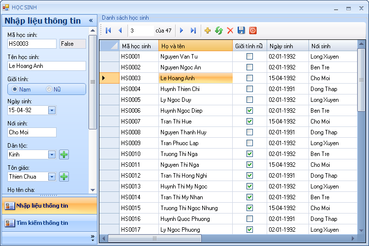 Free Source Code Phần Mềm Quản Lý Học Sinh Trung Học Phổ Thông Full Code Và Tài Liệu