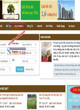 Source Code Website Tin Tức Nhà Đất Bất Động Sản Laravel Framework