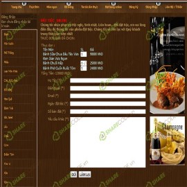 Đồ Án Web Giới Thiệu Nhà Hàng Ẩm Thực VNG Restaurant Full Code PHP + Báo Cáo