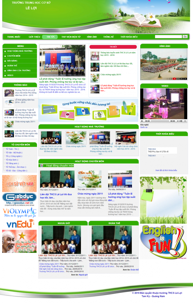 Source Code Website Trường Học Viết Bằng Php Nukeviet