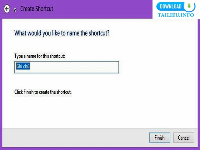 Cách tạo Shortcut cho phần mềm Sticky Notes