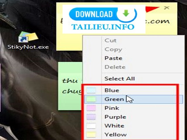 Cách tạo Shortcut cho phần mềm Sticky Notes